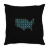 periodic table of the states Throw Pillow