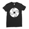 dj remix funny mens Ladies Fitted T-Shirt