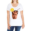 Kim Jong Un Ice T Ladies Curvy T-Shirt