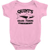 jaws cool shark Baby Bodysuit