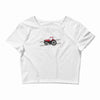 case ih red tractor boy comin' through Crop Top