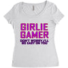 girlie gamer Women's Triblend Scoop T-shirt
