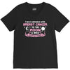 I Love Someone with Breast Cancer to The Moon and Back to Infinity V-Neck Tee