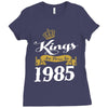 kings are born in 1985 Ladies Fitted T-Shirt