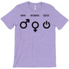 man woman geek symbols T-Shirt