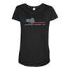 laser pointer Maternity Scoop Neck T-shirt