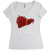liver cancer awareness Women's Triblend Scoop T-shirt