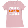 chicago bears tee packers can suck my ditka Ladies Fitted T-Shirt