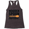 wooden spoon survivor (2) Racerback Tank