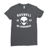roswell 1947 we remember alien Ladies Fitted T-Shirt
