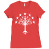tree of gondor Ladies Fitted T-Shirt