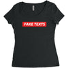 Fake Texts Hypebeast Women's Triblend Scoop T-shirt