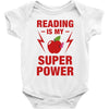 Reading Is My Superpower Baby Bodysuit