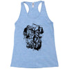 skull pirate Racerback Tank