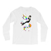 unicorn and human best friends Long Sleeve Shirts