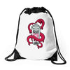 spray paint Drawstring Bags