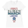 people's climate march for justice 2017 Ladies Fitted T-Shirt