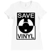 save the vinyl Ladies Fitted T-Shirt