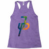 jake paul calorful Racerback Tank
