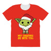 may cristmas be with you yoda All Over Women's T-shirt