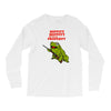 hippity hoppity get off my property Long Sleeve Shirts