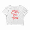 The Office Crop Top