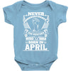 Never Underestimate Dog Rescuer Who Was Born April Baby Onesie