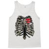 ribcage and heart Tank Top