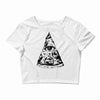 illuminati pizza Crop Top