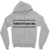 i can only please 1 person a day Zipper Hoodie