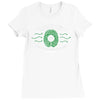 in my head i'm playing rugby Ladies Fitted T-Shirt