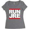 joe rogan run jre Women's Triblend Scoop T-shirt