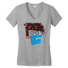 awsome design animation skin Women's V-Neck T-Shirt