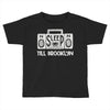 no sleep boombox Toddler T-shirt