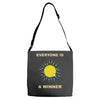 everyone is a winner Adjustable Strap Totes