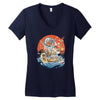 japanese world Women's V-Neck T-Shirt