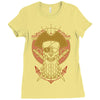 skull pirate Ladies Fitted T-Shirt
