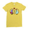 eggplant wizard and king hippo Ladies Fitted T-Shirt