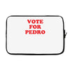 vote for pedro Laptop sleeve