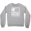 partly cloudy 100% getting wasted gift drugs drinking pissed bong fuun Crewneck Sweatshirt