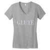 glute Women's V-Neck T-Shirt