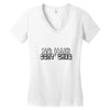 no hair dont care Women's V-Neck T-Shirt