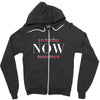 Yesterday Now Tomorrow Zipper Hoodie