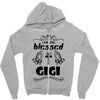 I Am One Blessed Gigi Zipper Hoodie