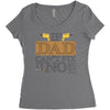 If Dad Can't Fix It No One Can Women's Triblend Scoop T-shirt