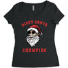 dirty santa champion Women's Triblend Scoop T-shirt