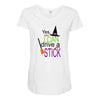 i can a drive a stick Maternity Scoop Neck T-shirt
