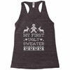 my first ugly sweater Racerback Tank