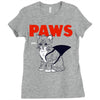 paws Ladies Fitted T-Shirt