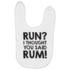 run rum Baby Bibs
